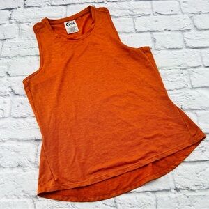 ZYIA Active Women's Vibrant Orange Tank Top XS Athleisure Yoga
